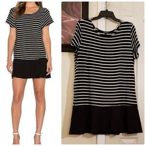 Hye Park & Lune Black/White Comfy Soft Abel Dress or Top